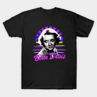 Bette davis / Sunset retro 80s T-Shirt